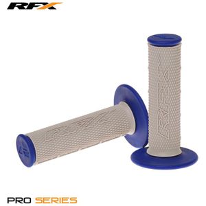 RFX Paar tweecomponentengrepen Pro-serie centraal deel grijs (grijs/blauw)