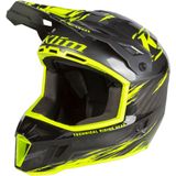 Klim F3 Carbon Pro Thrashed Hi-Vis Sneeuwscooter helm