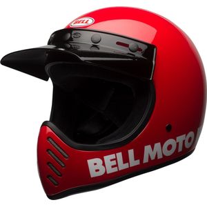 Bell - Moto-3 Classic Solid Gloss - Integraalhelm - Rood