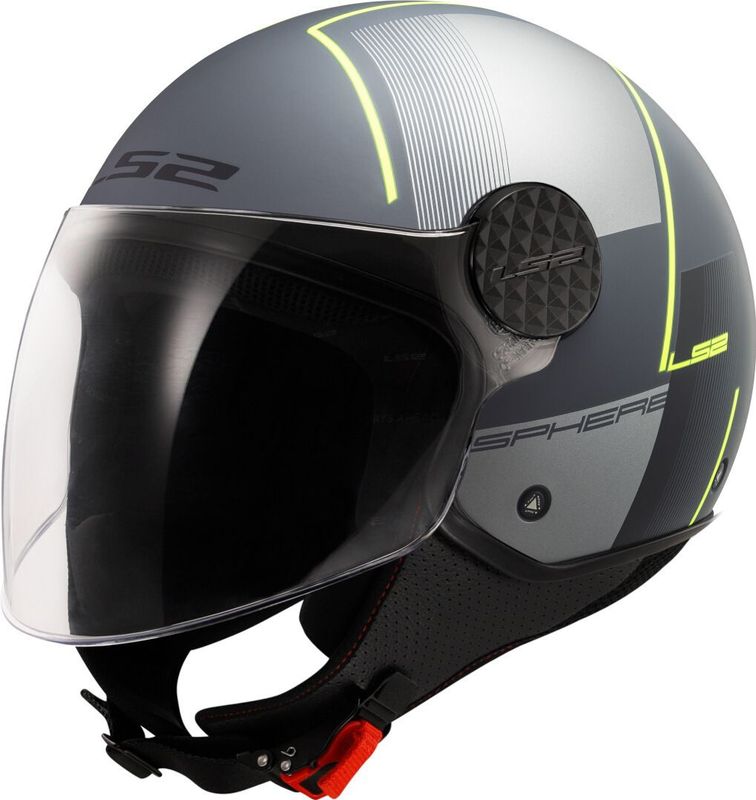 LS2 - OF558 Sphere Lux II Firm - Open Helm - Krasbestendig Vizier - UV-bestendig