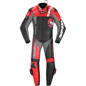 Spidi DP-Progressive Perforated Pro One Piece Motorfiets Lederen Pak