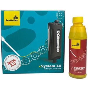 SCOTTOILER Xsystem 3.0 + 250 ml Olie Op hoge temperatuur. Rood