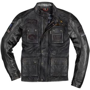 HolyFreedom Quattro Evolution Motorfiets Leren Jas