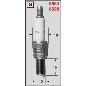 KAMPIOEN Bougie RG6YC