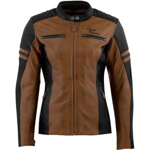 Rusty Stitches Joyce Dames Motorfiets Lederen Jas