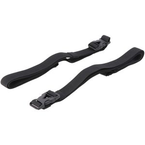 SW-Motech 4 spanbanden - Zwart. Voor Drybag 180 / 260 / 350 / 600 / 700.