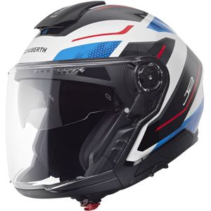 Schuberth - J2 Sigma - Jethelm - Wit Blauw Rood