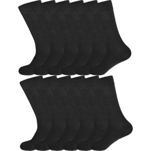 Gianvaglia 12-paar sokken - Katoen  - Zwart