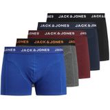Jack & Jones 5-Pack heren boxershorts - Black Navy blazer