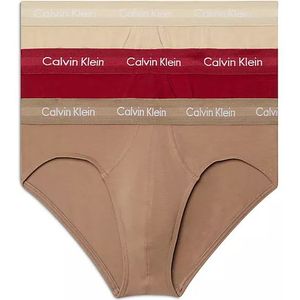 Calvin Klein 3-Pack Heren slips - Hip Brief  - Rood