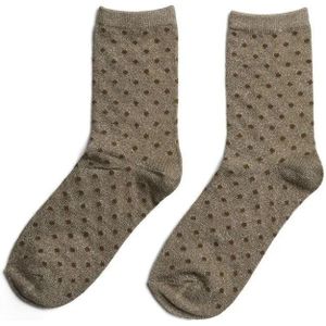Pieces dames sokken 1-pack - Dots - onesize  - Bruin