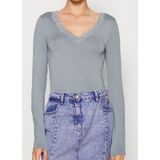 Dames-T-shirt met lange mouwen Pieces Barbera