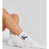 Calvin Klein 2-paar Crew sokken - Logo monogram - Katoenen witte sportsokken met badstof zool
