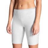 Fine Woman dames boxershort met lang pijpje  - Wit