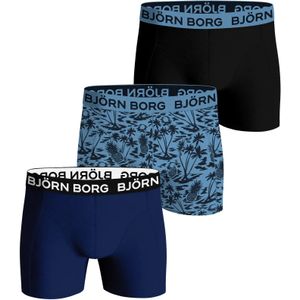 3-Pack jongens boxershorts - Core - Blauwe kinder onderbroeken katoen