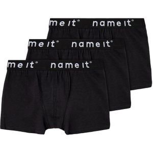 Name it 3-pak jongens boxershorts - Basic  - Zwart