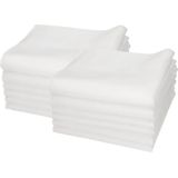 Dames 12 stuks - Zakdoeken Wit - 30