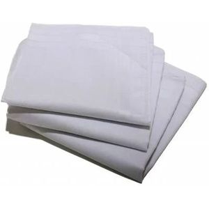 Dames 12 stuks - Zakdoeken Wit