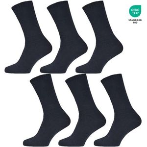 Heatbooster - Thermosokken - Zwart - 6-Paar - Warme Winter Sokken voor Dames en Heren