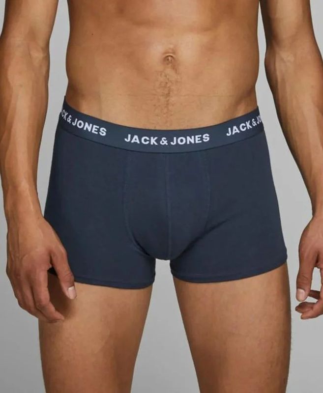 Jack & Jones 3-Pack heren boxershort - Blue Nights -Blue - xxl - Blauw.