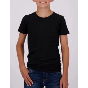 Vingino jongens onder T-shirt ronde hals 72202  - Zwart