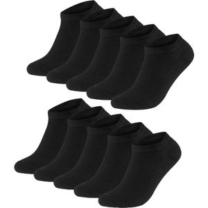 Gianvaglia 10-paar sneaker sokken  - Korte sokken  - Zwart