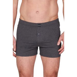 Suaque/Ginosanti wijde heren boxershort - Katoen - Losse heren boxershort 100% katoen  - Antracite