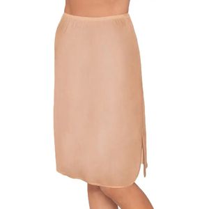 Lange onderrok 60 CM - Jupon antistatisch - Wit, zwart, huidskleur, champagne  - Huidkleur