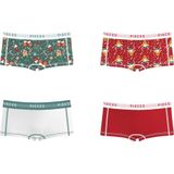 Pieces Dames short - 4-Pack - Christmas Time