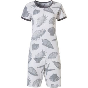 Pastunette dames shortama - Grey Sea  - Grijs