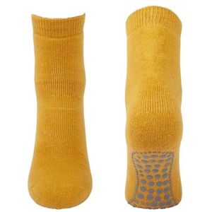 Basset Antislip sokken met ABS noppen 1 paar  - Geel