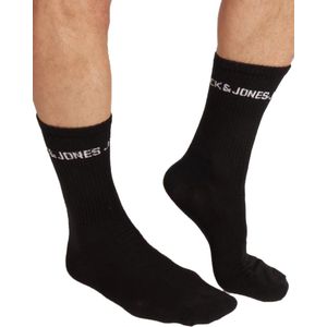 Jack & Jones 5-paar heren sport sokken katoen  - Zwart