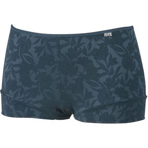 Avet dames boxershort Floral - Microfiber  - Petrol