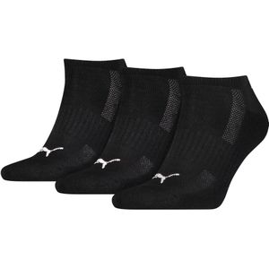 Puma 3-Paar Sneaker sokken met zachte badstof zool  - Zwart