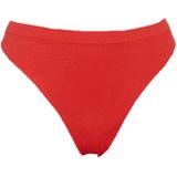 Perini dames string microfiber - Naadloos  - Rood