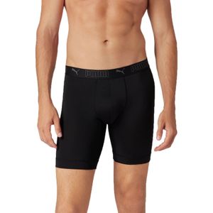 Puma 2-pack extra lange pijpjes boxershort - Microfiber  - Zwart