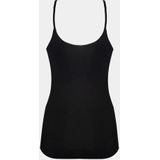 Magic Bodyfashion Modal dames hemd - Spaghetti - Dream Organics  - Zwart