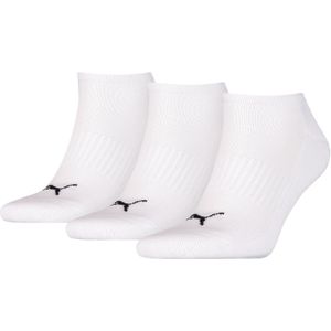 Puma 3-Paar Sneaker sokken met zachte badstof zool  - Wit