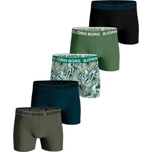 Bjorn Borg 5-Pack jongens boxershorts - Jungle Green