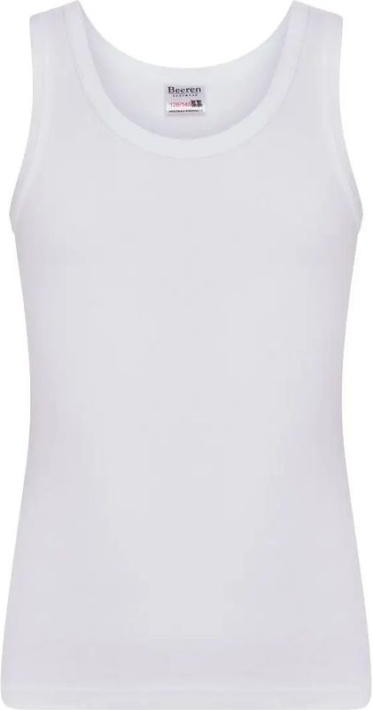 Beeren Comfort Feeling katoen jongens hemd - Kinder onderhemd - Jongens singlet katoen  - Wit