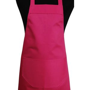 Schriks Keukenschort uni gekleurd - Fuchsia