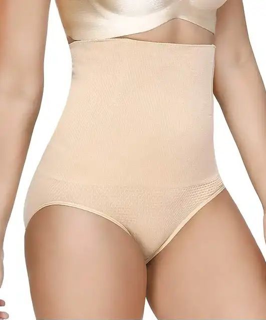 Fine Woman - Hoge Taille Slip - Huidkleur - Shapewear - Corrigerend