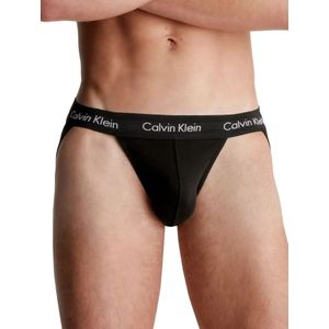 Calvin Klein 3-Pack Jockstraps - Cotton Stretch  - Zwart