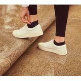 FALKE 2-paar Happy heren sneaker/quarter sokken - Katoenen enkelsokken mannen  - Zwart