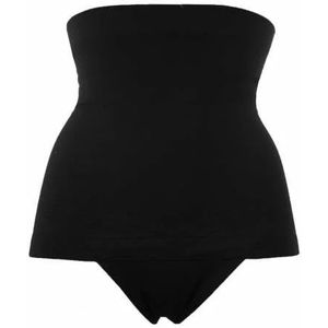 J&C  corrigerende stringband - buikcorrectie - Shapewear buik - zwart - beige