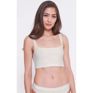 Sloggi dames bh top - bralette - Go Casual  - Wit