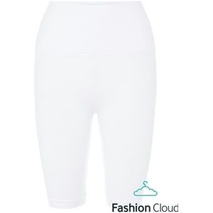 Pieces Corrigerende boxershort lange pijpjes - Hoge shapewear boxershort - Medium Buik, rug, taille corrigerend  - Wit