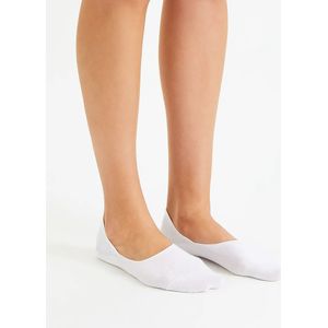 3-paar No Show lage sneaker sokken - Footies kousenvoetjes  - Wit