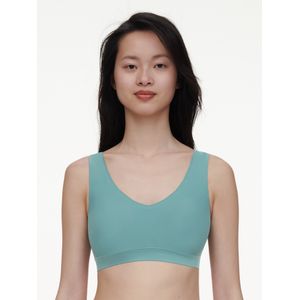 Chantelle Bralette top met vulling - Soft Stretch - Padded top - Bralette / BH Top naadloos dames - Rood - zwart - Huidskleur  - Groen