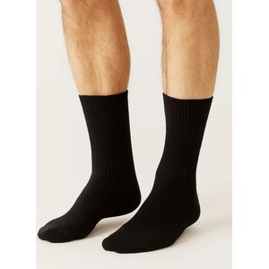 Angro - Worker - Wollen Werksokken - Blauw - Stevige Sokken voor in Werkschoenen